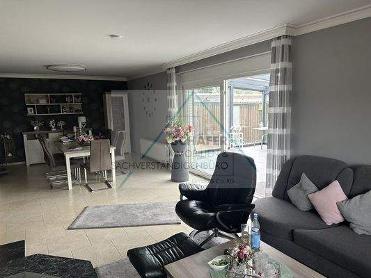 Zugang überdachte Terrasse