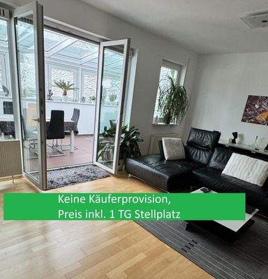 Wohnzimmer und Wintergarten