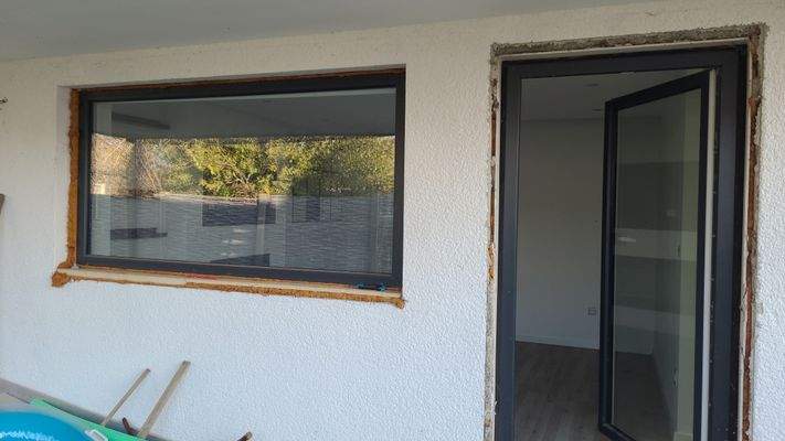 Fensterbereich Schlafzimmer nicht verkleidet