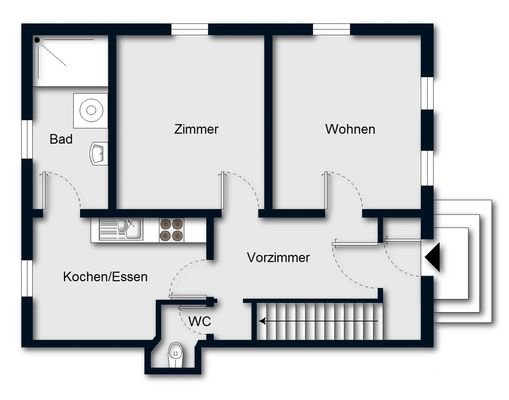 Grundriss ohne Maßstab