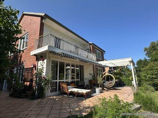 Gartenansicht seitlich