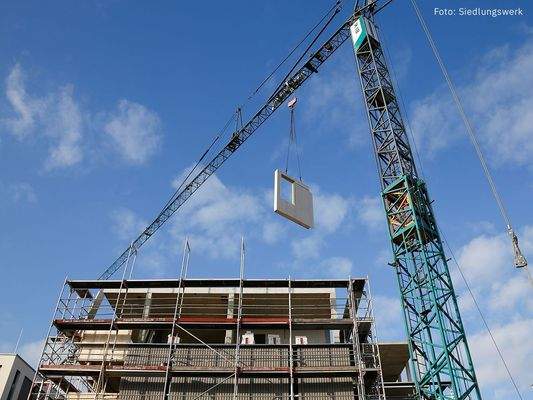 Montage Holzbauelement