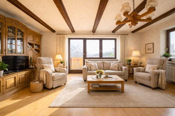 Wohnzimmer im EG - KI generiert