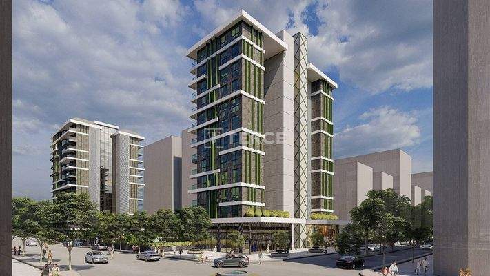 Seafront Real Estate with Views in a Complex in Alanya