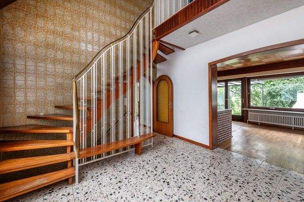 Treppe ins Dachgeschoss