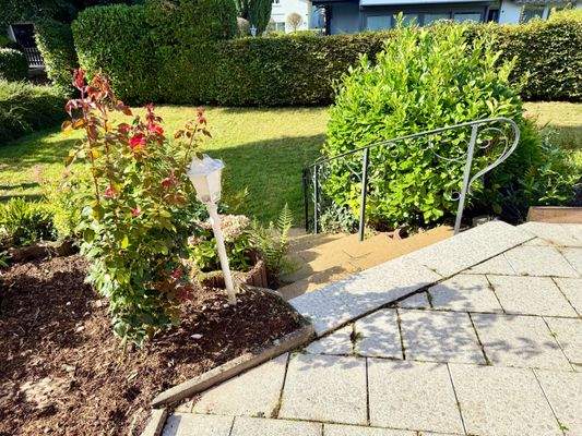 Treppe in den Garten