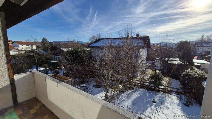 Balkon mit Bergblick OG