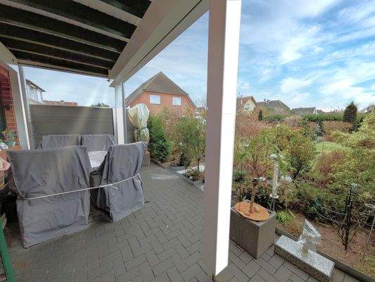 Terrasse im Winterschlaf