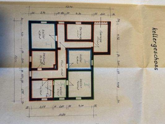 Grundriss Kellergeschoss 