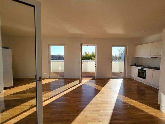 Wohnen mit offener Küche