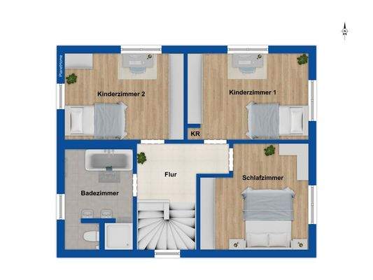 Grundriss Obergeschoss