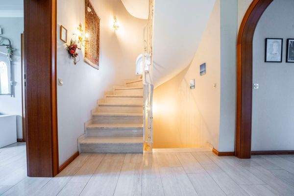 Treppe in Obergeschoss