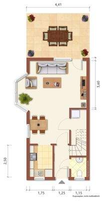 Einrichtungsvorschlag Erdgeschoss