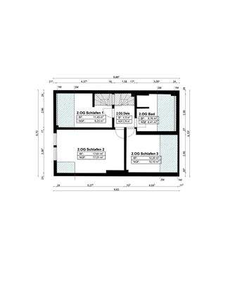 S&P | Grundriss 2. Obergeschoss