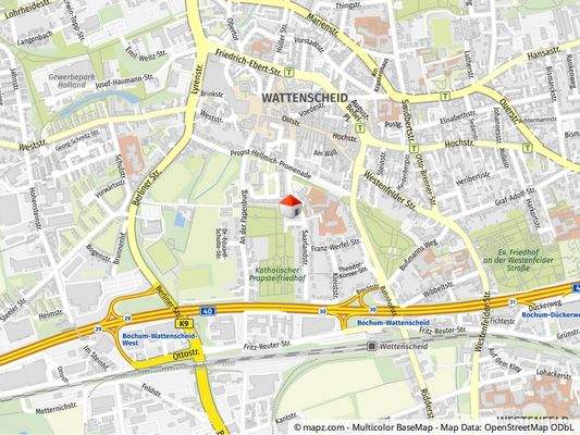 Geolyzer Kartenausschnitt