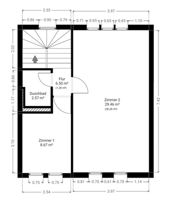 Grundriss Dachgeschoss