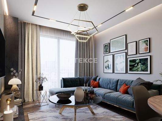 2-Bedroom Apartment in a Complex with a Pool in Antalya