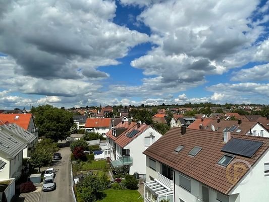 Nordaussicht vom Balkon