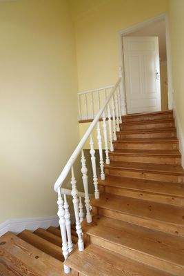 Treppenhaus - originale Holztreppe 