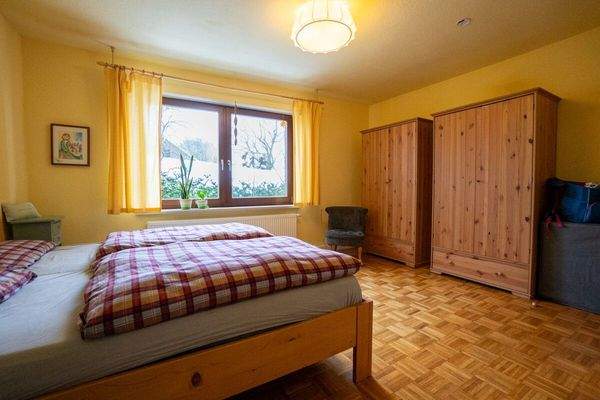 Schlafzimmer mit Bad en suite