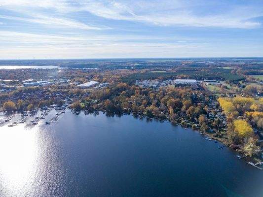 Vogelperspektive von Osten
