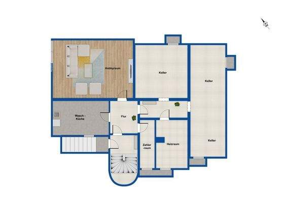 Grundriss Kellergeschoss