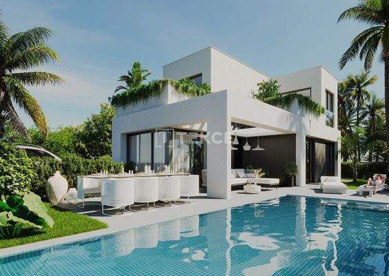 Stylish Mediterranean Villas with Scenic Sea Views in Finestrat