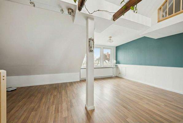 Wohnzimmer unmöbliert