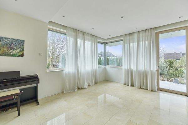 Wohnzimmer mit Panorama