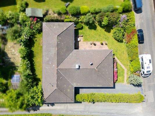 Bungalow in Thomasberg - Luftaufnahme