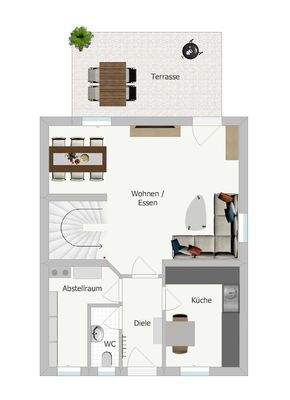 Erdgeschoss -Zur Maßentnahme nicht geeignet-