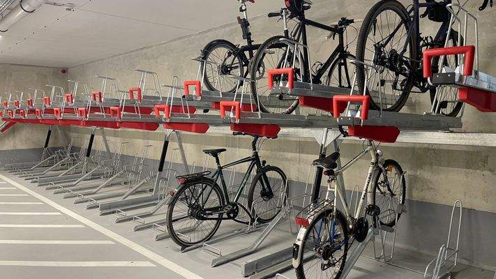 Fahrradraum in der Tiefgarage