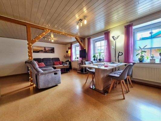 Wohn- und Essbereich im Hauptwohnhaus