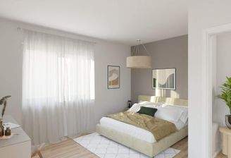 Helles und komfortables Schlafzimmer