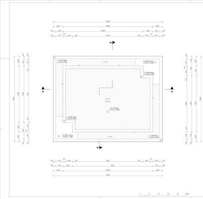 Planung Grundriss Dachaufsicht