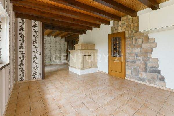 Wohnzimmer – Kaminansicht