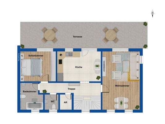 Grundriss - Erdgeschoss