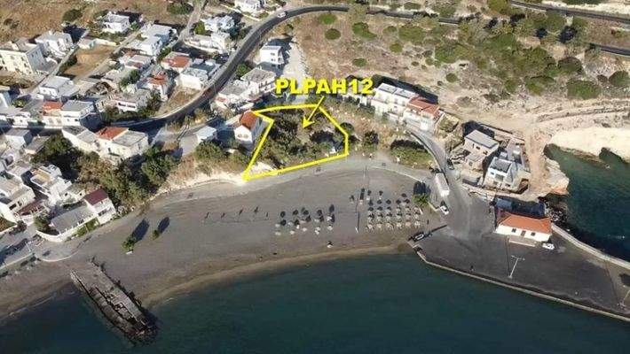 Kreta, Pachia Ammos: Baugrundstück am Strand zu verkaufen