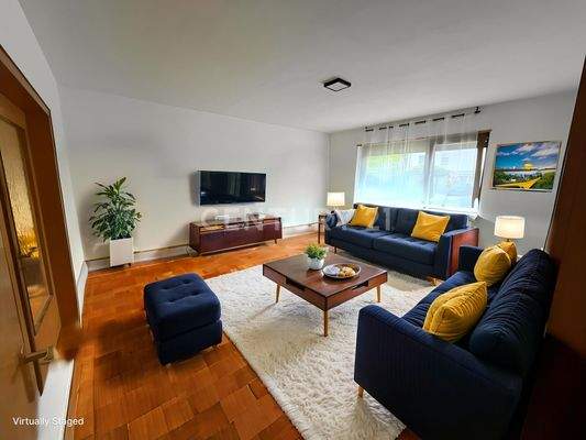 Wohnzimmer EG Virtuell Staged