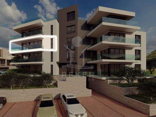 Panoramablick über Primošten und die Adria