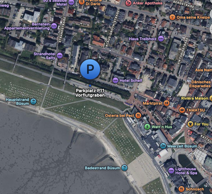 Eine der Parkmöglichkeiten