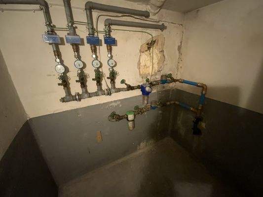 getrennte Wasserversorgung