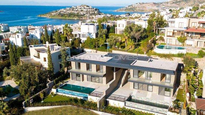 Sea-View House with Private Pool in Bodrum Yalıkavak
