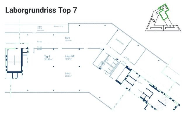 Labor 6.OG Top 7 - 841,35 m²