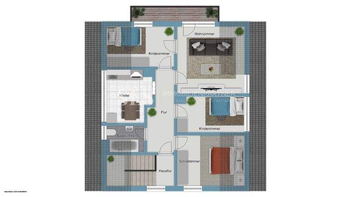 Grundriss-Skizze 1. OG