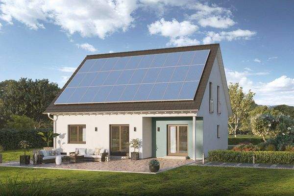 Zukunftshaus mit Solarpower