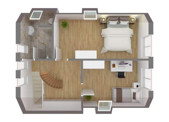 Grundriss Obergeschoss