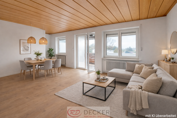 Wohnzimmer m. Essecke