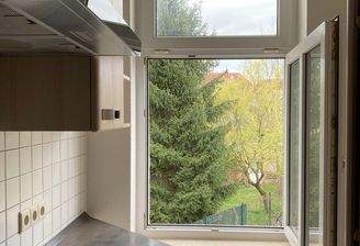 Blick aus der Küche