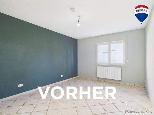 Schlafzimmer vorher